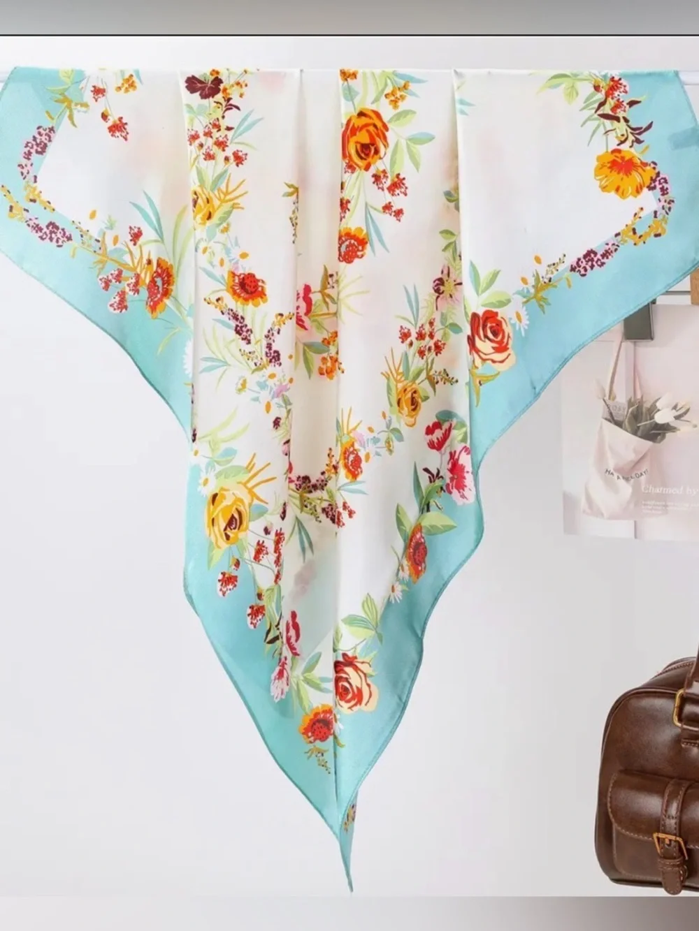 Spring Meadow Floral Scarf